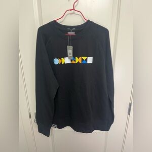 Trimark New Black Graphic Men's Sweatshirt in size M